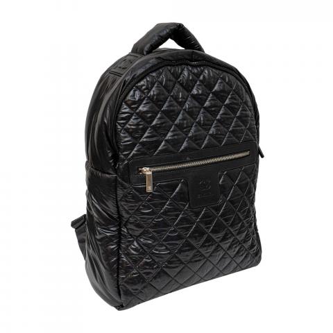 Authentic CHANEL Caviar Skin Matelasse CoCo Mark 2Way Backpack Purse White  K2701 | eBay