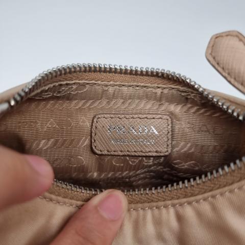 Sell Prada Re-Edition Mini Tessuto Saffiano Beige - Beige | HuntStreet.com