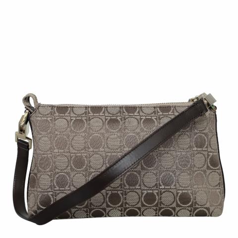 RUE DE VERNEUIL Francoise Shoulder Bag in Grey Tweed - ShopStyle