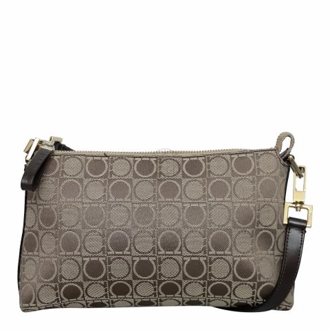 バッグ feragamo vintage shoulder bag Salvatore Ferragamo Vintage front flap leather shoulder bag