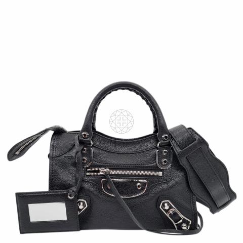 BALENCIAGA Mini City Bag in Black