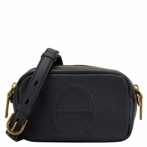 Sell Aigner Adeline Mini Camera Crossbody Bag Black Black