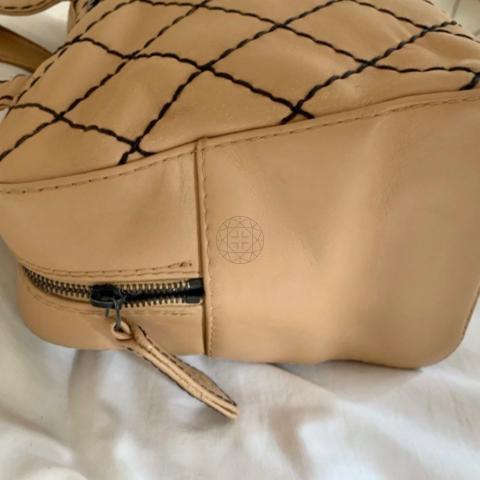 Sell Chanel Vintage Wild Stitch Bowler Bag - Nude