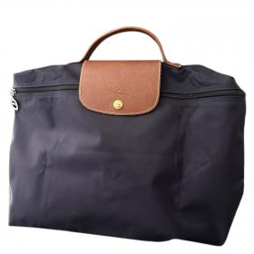 Longchamp Le Pliage Shoulder Bag L Paper in Canvas with Gold-tone - US