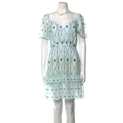 Sell Sandro Lace Leaf Clover Dress - Multicolor | HuntStreet.com Sell Sandro Lace Leaf Clover Dress - Multicolor | HuntStreet.com