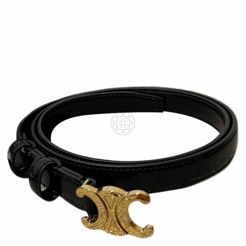 小物 CELINE SMALL BLOCK TRIOMPHE BELT CELINE Small Block Triomphe Belt • Chill Unboxing 丨 Roma