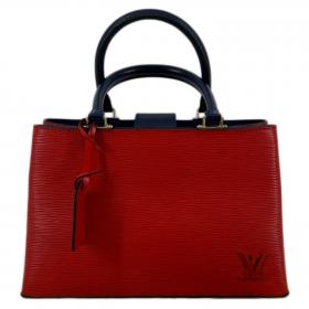 LV Cluny Shoulder Bag EPI Leather Used Excellent - Ruby Lane