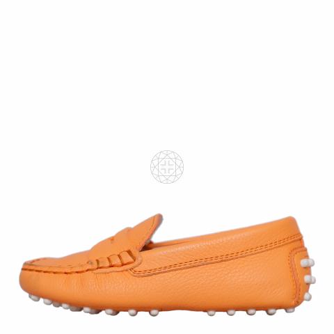 Tod's orange sale loafers