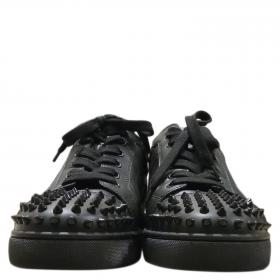 Buy the AUTHENTICATED Christian Louboutin Louis Junior Spikes Suede Lace Up  Shoes Mens Size 47