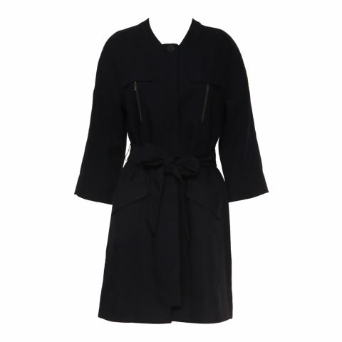 Sell Cefinn Button Up Belted Coat Dark Blue HuntStreet