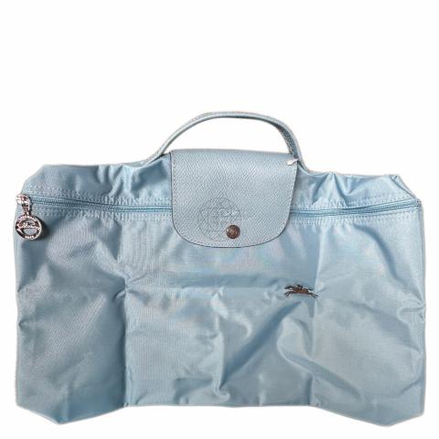 Longchamp Medium Le Pliage Club Shoulder Tote Bag (Blue Mist