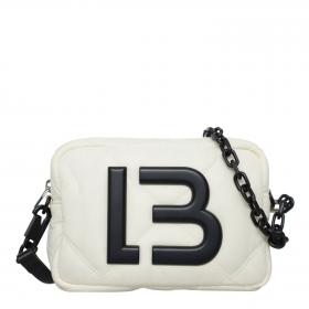 Bimba y Lola S black plaited crossbody bag 192BBTZ1M