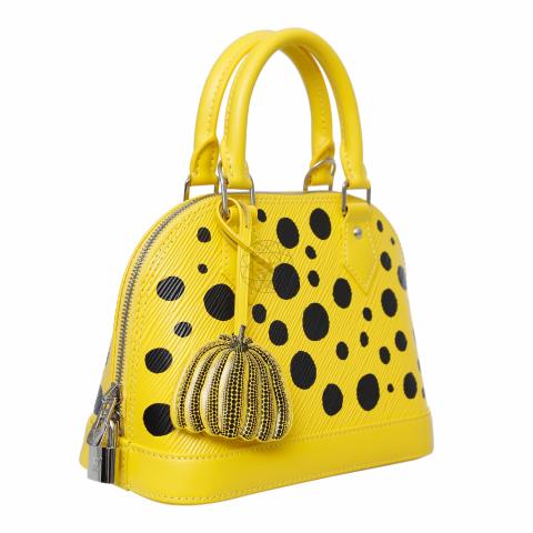 LV x YK Yayoi Kusama Louis Vuitton Alma BB 草間彌生南瓜袋, 名牌, 手袋及銀包- Carousell