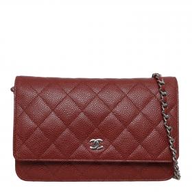 Buy Tommy Hilfiger Women Red Small Chain Quilted Bowler Handbag - NNNOW.com
