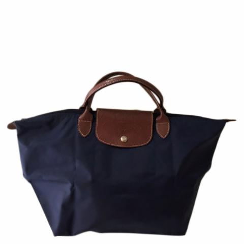 Sell Longchamp Medium Le Pliage Top Handle Bag Blue HuntStreet