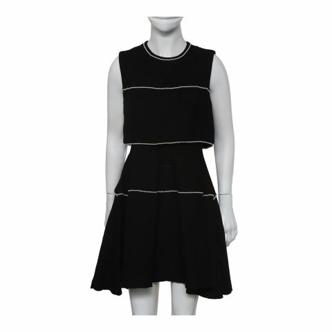 Sell Sandro Layered Pearl Dress - Black | HuntStreet.com