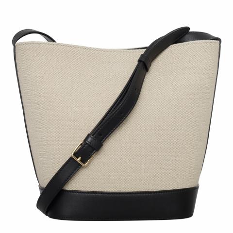 Sell Céline Canvas Small Triomphe Bucket Bag Black/Beige