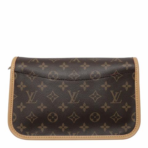 Diane leather handbag Louis Vuitton Brown in Leather - 35135975