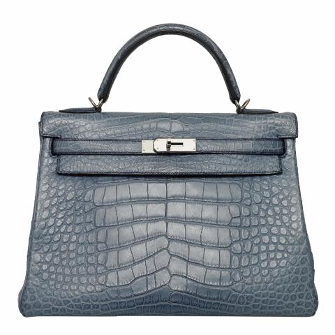 Alligator hot sale kelly bag