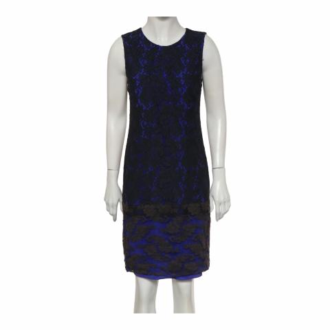 Sell Vera Wang Lace Sleeveless Dress - Black/Blue | HuntStreet.com