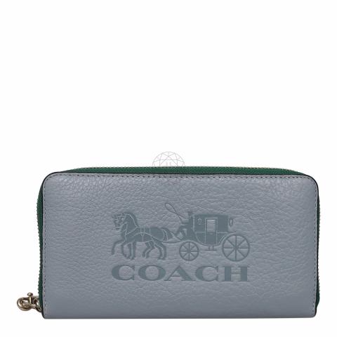 Leather wallet Coach Orange in Leather - 36128120
