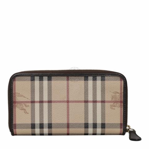 Burberry nova check best sale wallet