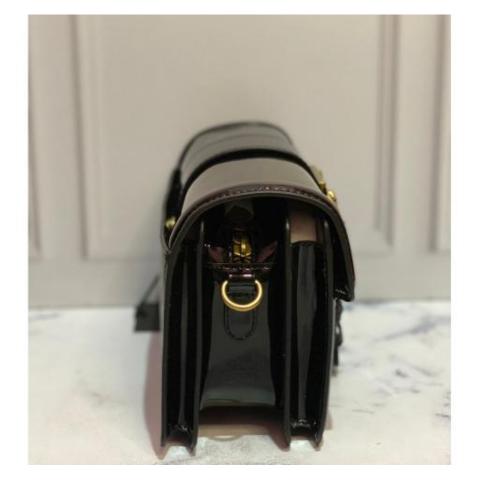 Sell Versace Jeans Couture Patent Buckle Bag - Black