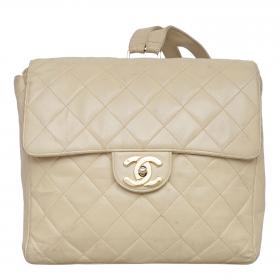 Chanel Pink Quilted Canvas Foulard Backpack Multiple colors Cloth Cloth  ref.160450 - Joli Closet
