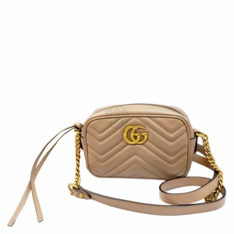 Gucci marmont clearance camera bag nude