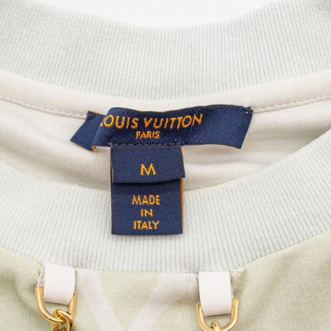 Louis Vuitton Blue Lagoon Monogram Knit Leggings M