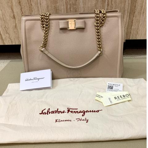 Sell Salvatore Ferragamo Melike Tote Nude HuntStreet