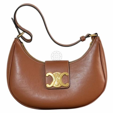 CELINE◇Ava Triomphe バッグ 芸能人愛用*送料関税込 Women's Ava bag in Triomphe canvas and calfskin | CELINE | 24S