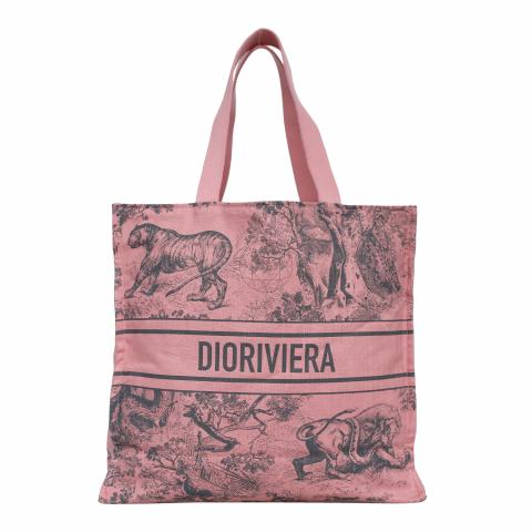 Sell Christian Dior Dioriviera Printed Canvas Tote Bag Pink HuntStreet