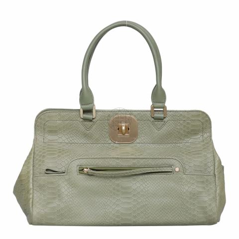 Sell Longchamp Phyton Embossed Gatsby Tote Bag Green HuntStreet