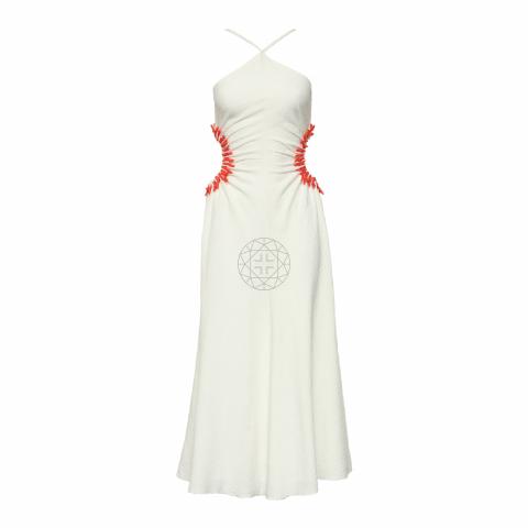 Sell Cult Gaia Embellished Cut Out Dress - White | HuntStreet.com