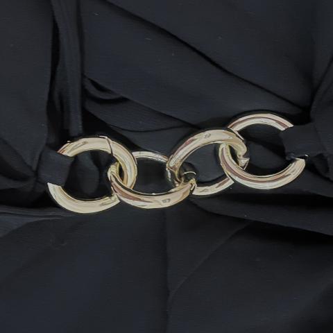 Sell Diane von Furstenberg Chained Black Wrap Mini Dress - Black |  HuntStreet.com