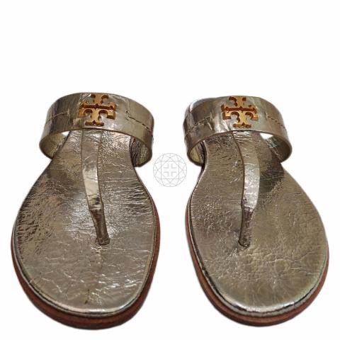 Sell Tory Burch Mini Everly Flat Sandals Gold HuntStreet