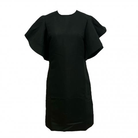 vain mini dress black Victoria Beckham Gathered Waist Mini Dresses Black main image 0