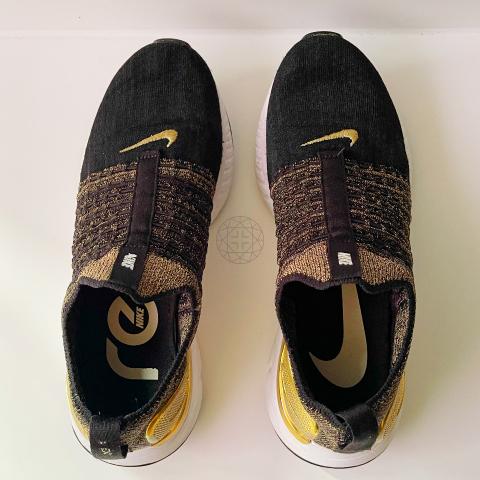 nike phantom react black and gold