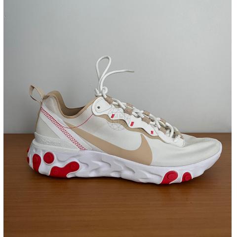 React element 55 white red online