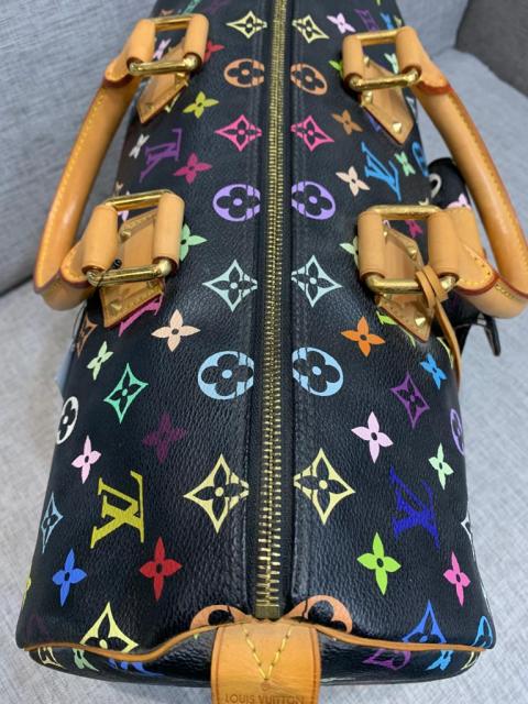 Lv speedy multicolor discount black