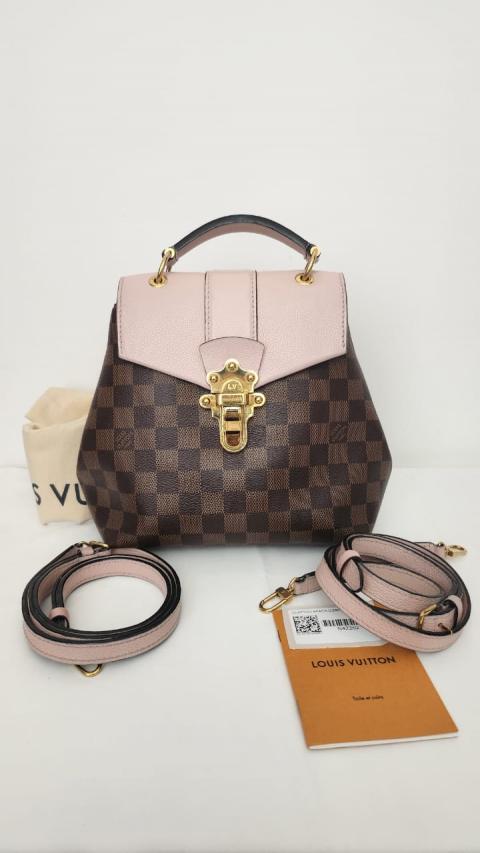 Sell Louis Vuitton Clapton Backpack Pink Brown Pink HuntStreet