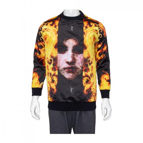 Givenchy hot sale flame sweater