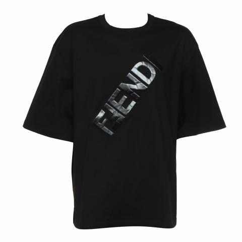 Sell Fendi Oversized Logo Printed T-Shirt - Black | HuntStreet.com