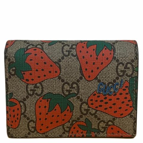 Gucci best sale wallet strawberry