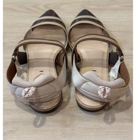 Sell Fendi Colibri Slingback Flats Brown