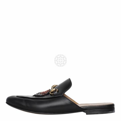 Gucci princetown best sale tiger mules