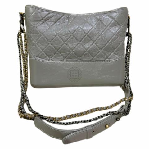 Chanel gabrielle hot sale bag grey