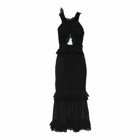 Sell Alice McCall Ruffle Sleeveless Dress - Black | HuntStreet.com