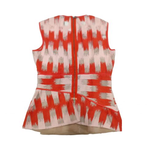 Sell BCBG Maxazria Geometric Top Red HuntStreet